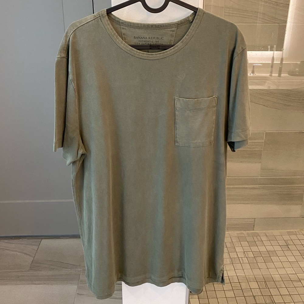 Banana Republic Heavyweight Pocket T-shirt Large